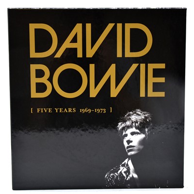 Lot 128 - David Bowie Five Years 1969-1973, 10 album set, booklets, complete.