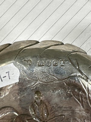 Lot 204 - George III silver strawberry dish