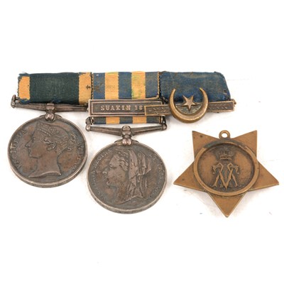 Lot 225 - Medals; Egypt group of three.