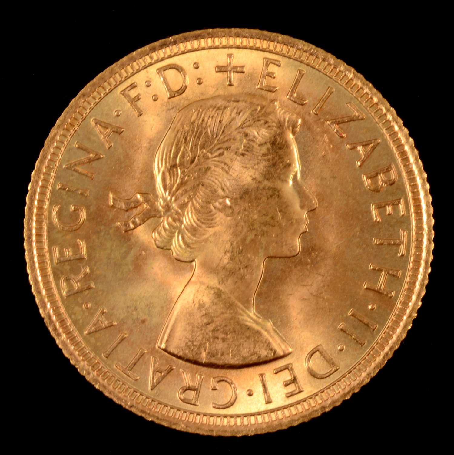 Lot 235 - Elizabeth II gold Sovereign coin