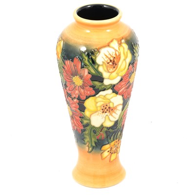 Lot 13 - Emma Bossons for Moorcroft, a vase in the Victoriana design.