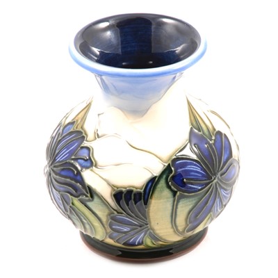 Lot 5 - Emma Bossons for Moorcroft, a vase in the Chilean Crocus design.