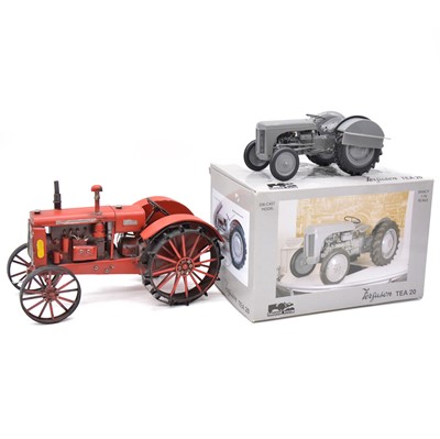 Lot 217 - Two die-cast model tractors, including Ferguson TEA 20