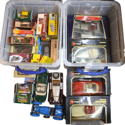 Lot 210 - Three boxes of die-cast model vehicles