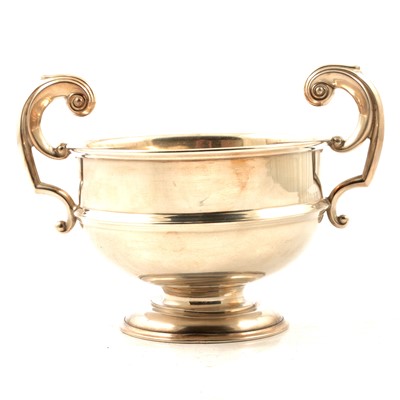 Lot 270 - Small silver twin handled rose bowl