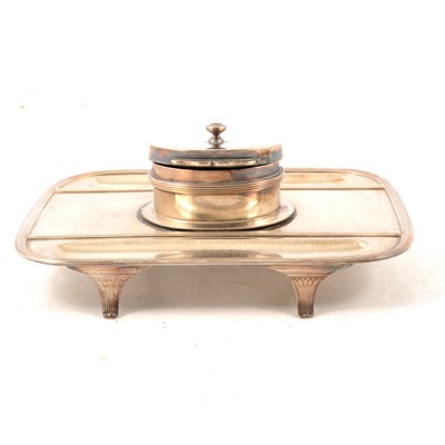 Lot 252 - Silver deskstand