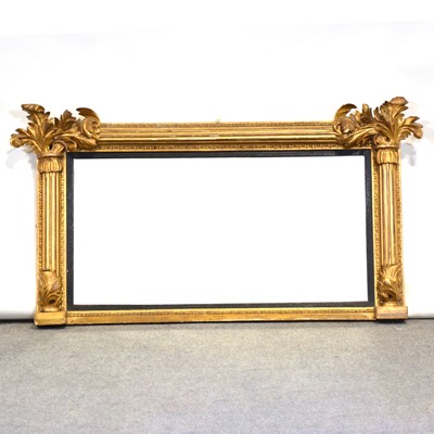 Lot 398 - Regency overmantle mirror