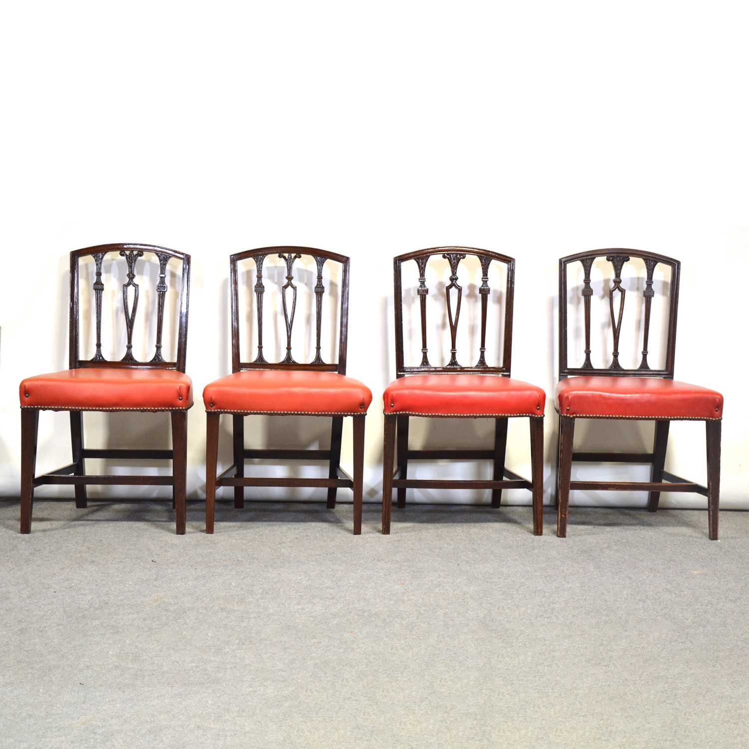 Lot 329 - Set Of Six 19th Century Mahogany Dining