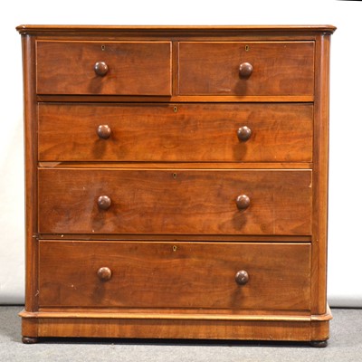 Lot 343 - Victorian mahogany chest of drawers