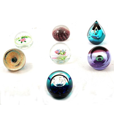 Lot 16 - Collection of seven Caithness limited edition paperweights