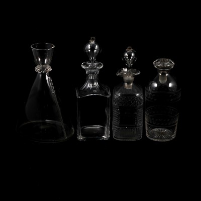 Lot 78 - Glass decanters