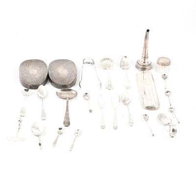 Lot 251 - Small quantity of silver cutlery, etc.