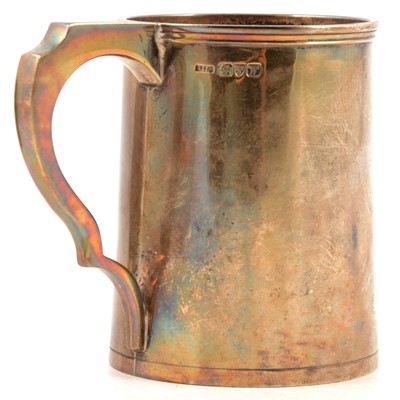 Lot 258 - Silver mug