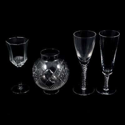 Lot 83 - Three boxes of glassware