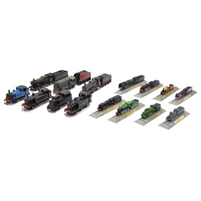 Lot 331 - Seven OO gauge locomotives; eight N gauge resin model locomotives