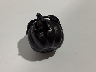 Lot 141 - Collection of eleven carved wooden netsukes and a tagua nut netsuke