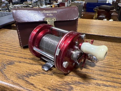 Lot 180 - Collection of sea fishing reels including ABU Abassadeur 6000 and 9000