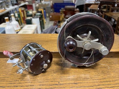 Lot 180 - Collection of sea fishing reels including ABU Abassadeur 6000 and 9000
