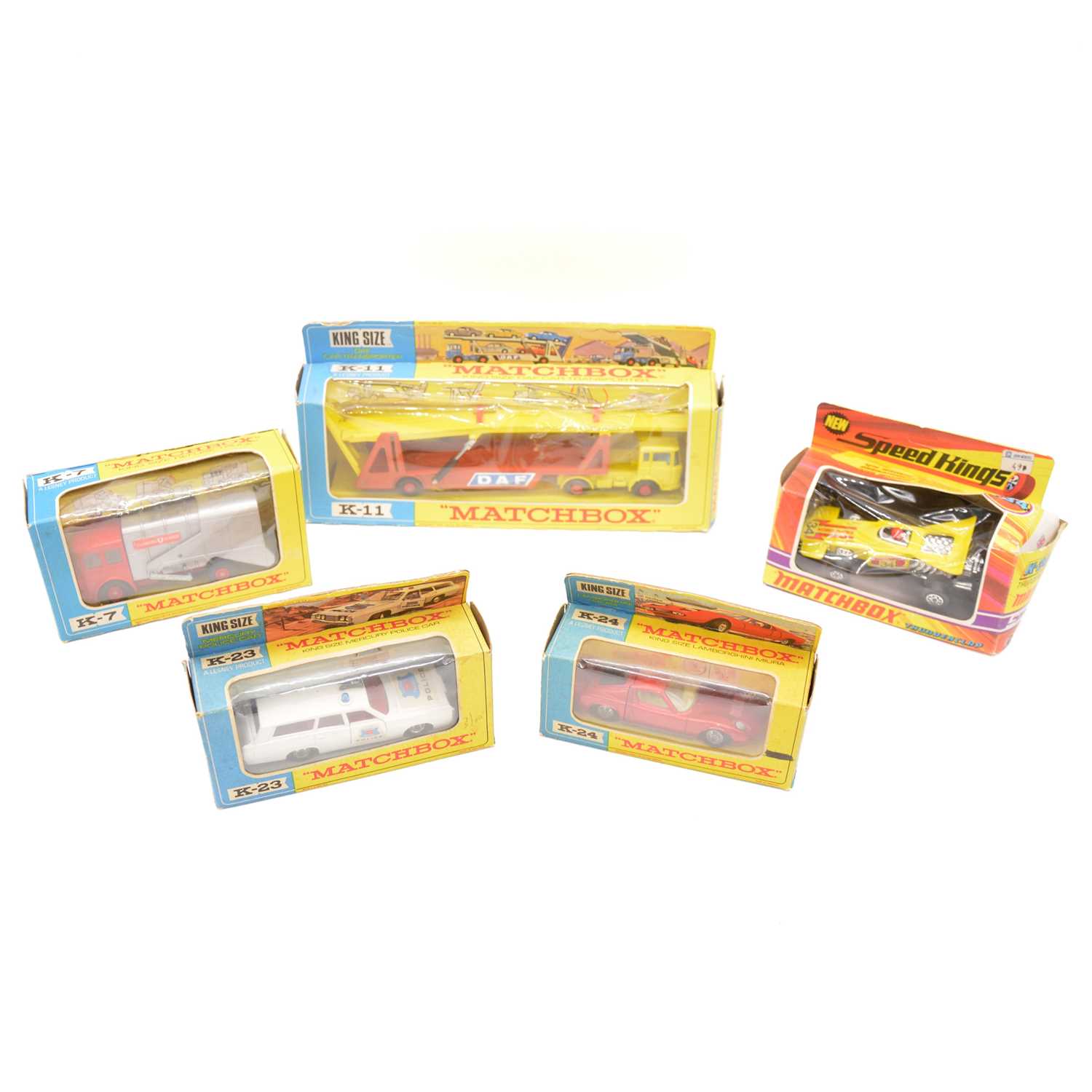 Lot 203 Five Matchbox Toys diecast models including