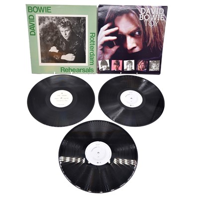 Lot 110 - Five David Bowie LP vinyl records including Rotterdam Rehearsals