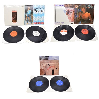 Lot 242 - Seventeen David Bowie mixed promo, white label, picture disc and coloured vinyls.