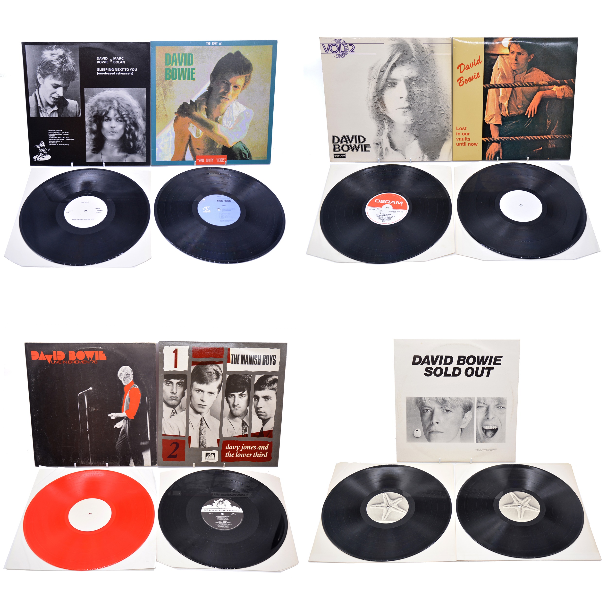 Lot 113 - Seven David Bowie LP vinyl records including