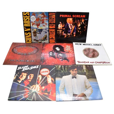 Lot 116 - LP vinyl music records including Guns and Roses - Appetite For Destruction