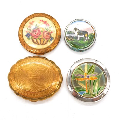 Lot 446 - Fifty-five vintage compacts.