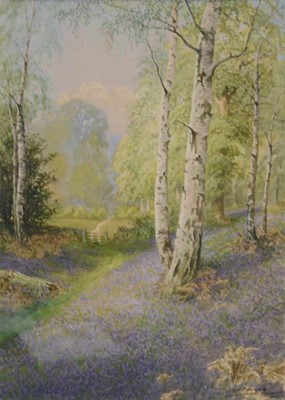 Lot 320 - Albert H Findley, Bluebell Wood, Bradgate