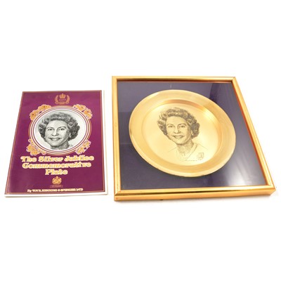 Lot 299 - A Queen Elizabeth II silver-gilt Limited Edition plate.