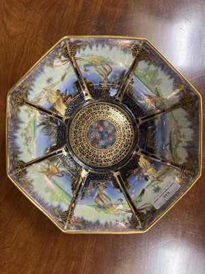 Lot 535 - Daisy Makeig-Jones for Wedgwood, a Fairyland lustre octagonal bowl