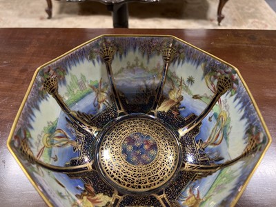 Lot 535 - Daisy Makeig-Jones for Wedgwood, a Fairyland lustre octagonal bowl