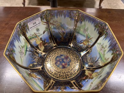 Lot 535 - Daisy Makeig-Jones for Wedgwood, a Fairyland lustre octagonal bowl