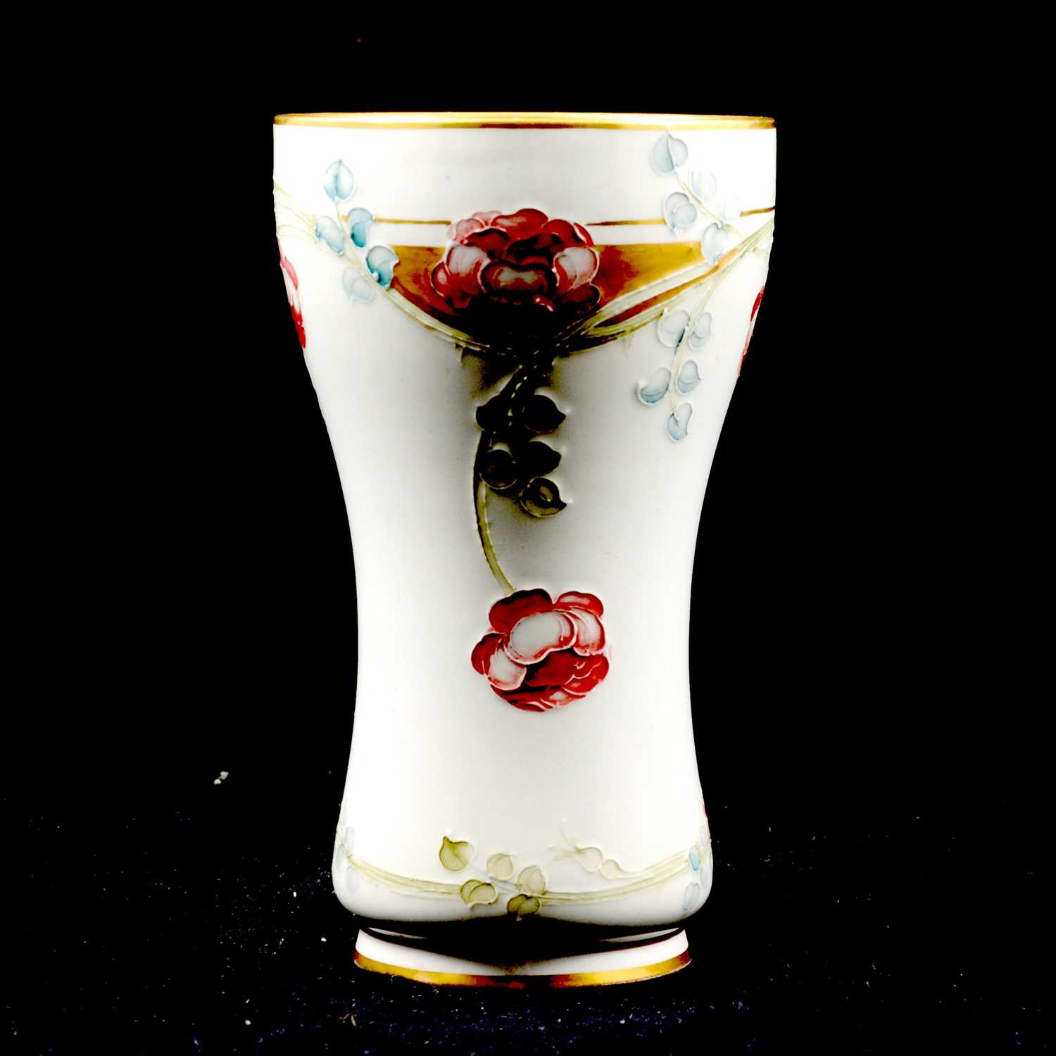 Lot 516 - William Moorcroft for Macintyre, a 'Rose Garland' design vase, circa 1905