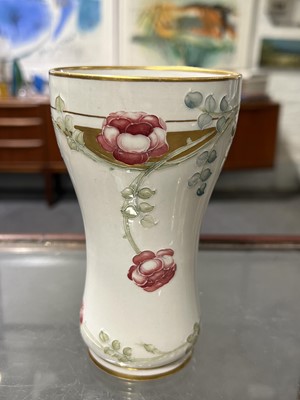 Lot 516 - William Moorcroft for Macintyre, a 'Rose Garland' design vase, circa 1905