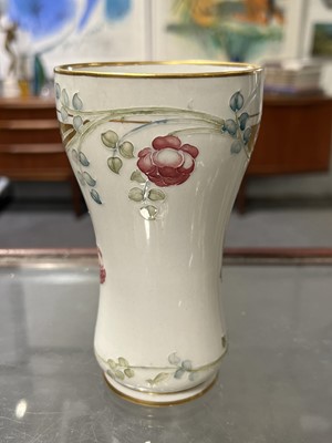 Lot 516 - William Moorcroft for Macintyre, a 'Rose Garland' design vase, circa 1905