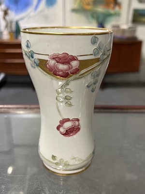 Lot 516 - William Moorcroft for Macintyre, a 'Rose Garland' design vase, circa 1905