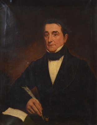 Lot 308 - English School, Portrait of a man