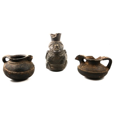 Lot 74 - Three pottery vessels