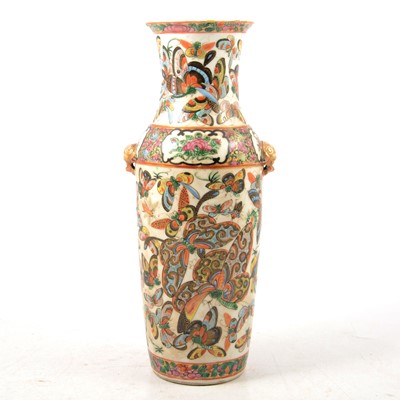 Lot 66 - Chinese polychrome porcelain vase