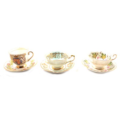 Lot 32 - Collection of Royal commemorative Paragon teacups and saucers