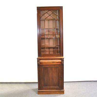 Lot 346 - William IV mahogany narrow bookcase