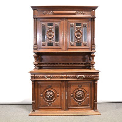 Lot 382 - A 19th century French oak dresser