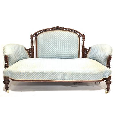 Lot 488 - Victorian six-piece salon suite