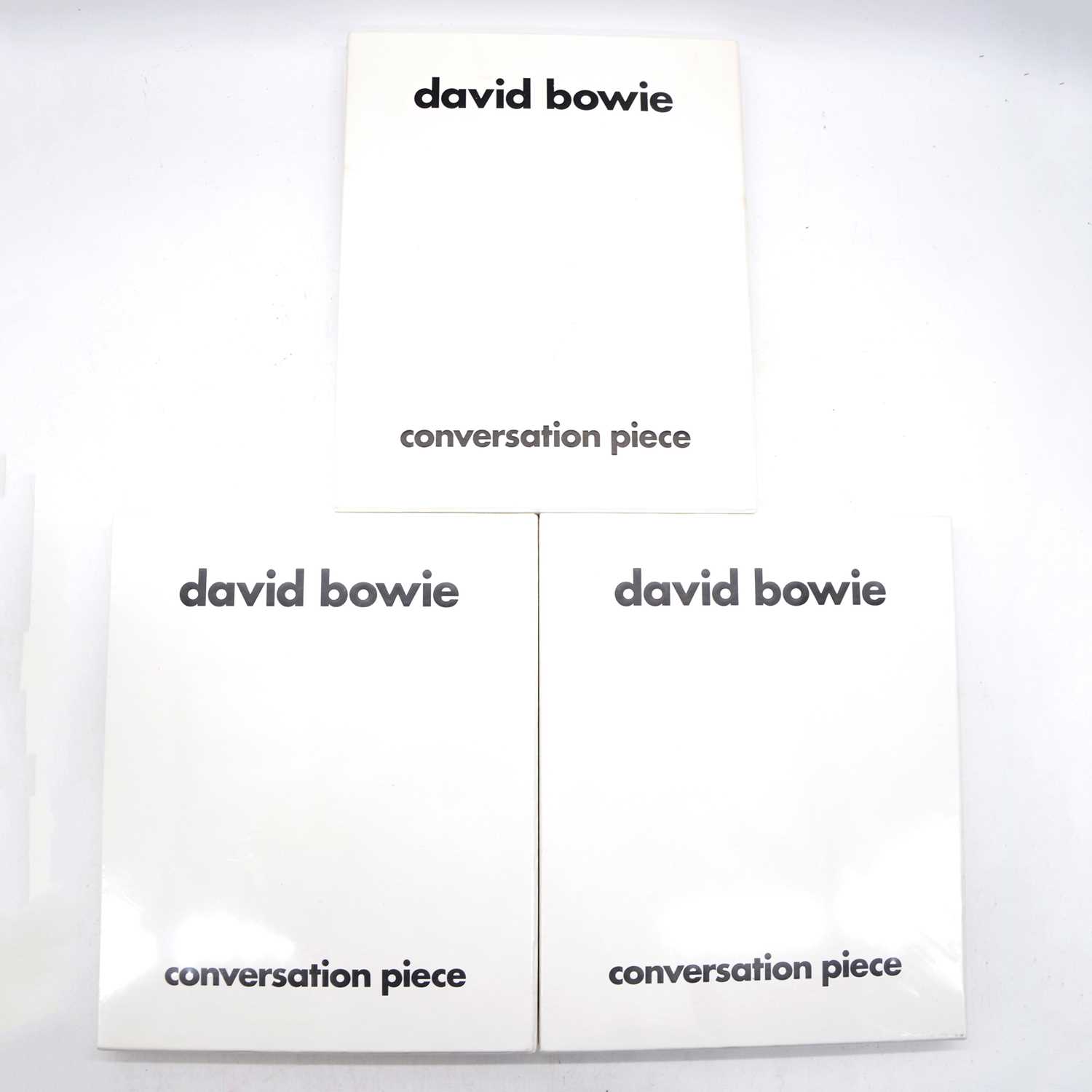 Lot 235 - Three copies of David Bowie Conversation Piece, five CD sets.