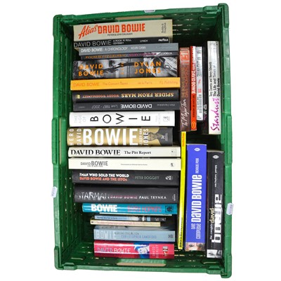 Lot 131 - One box of David Bowie related books.
