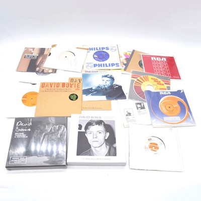 Lot 133 - David Bowie 7" singles, one box of mixed titles and rare pressings