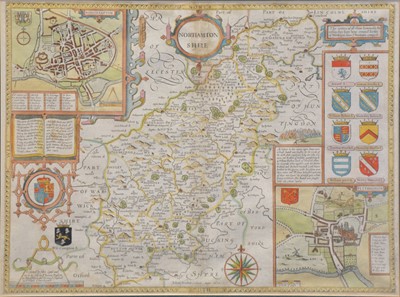 Lot 319 - Speed map, Northamptonshire, and others