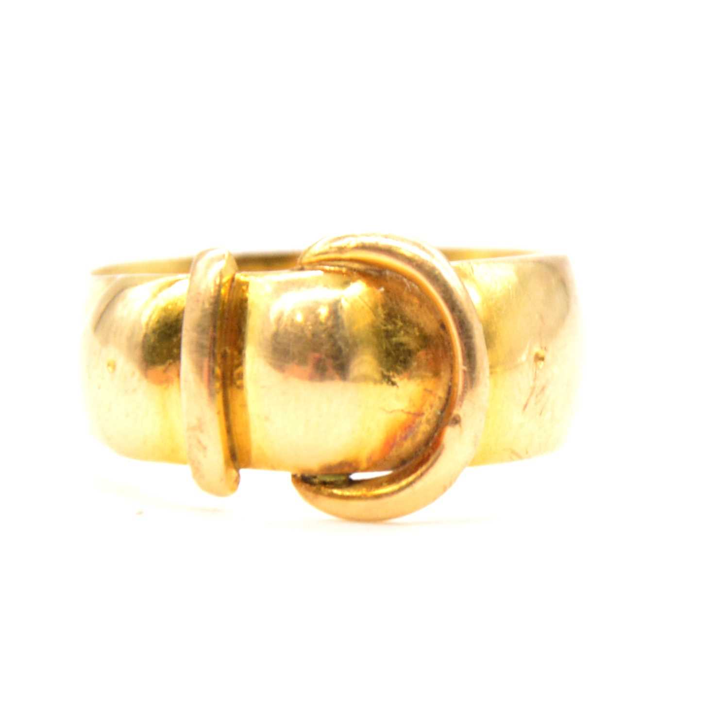 Gold buckle ring 2024 for sale