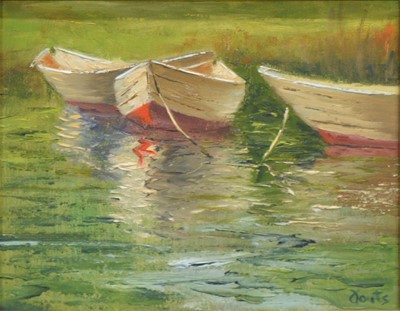 Lot 281 - * Xouts, Moored Boats